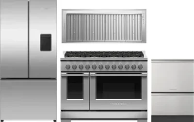 4 Piece Package Includes Refrigerator, Range, Hood And Dishwasher
